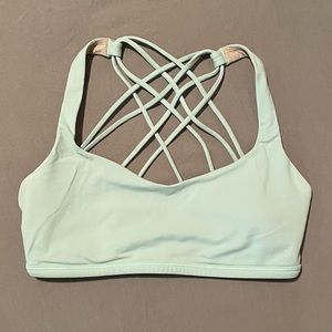 Lululemon Aqua Free to Be Wild Bra